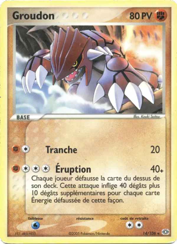 014/106 - Groudon