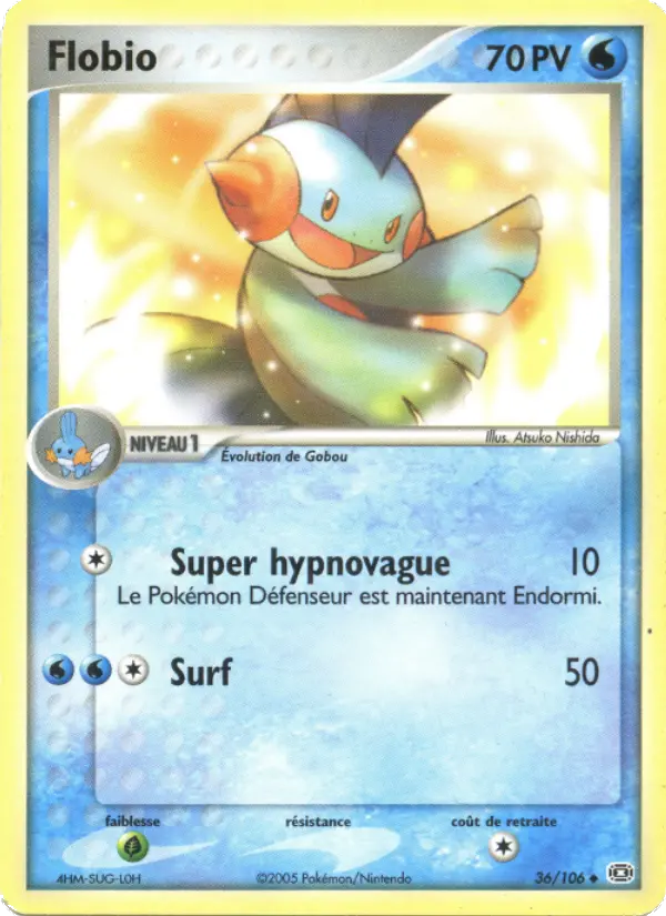 Flobio — Carte Pokémon 36 EX Émeraude