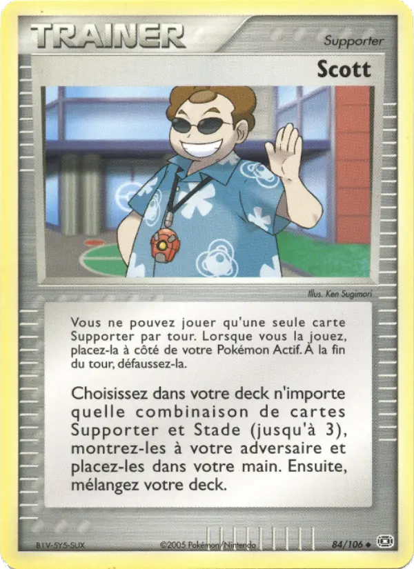 084/106 - Scott — Carte Pokémon EX Émeraude 84/106