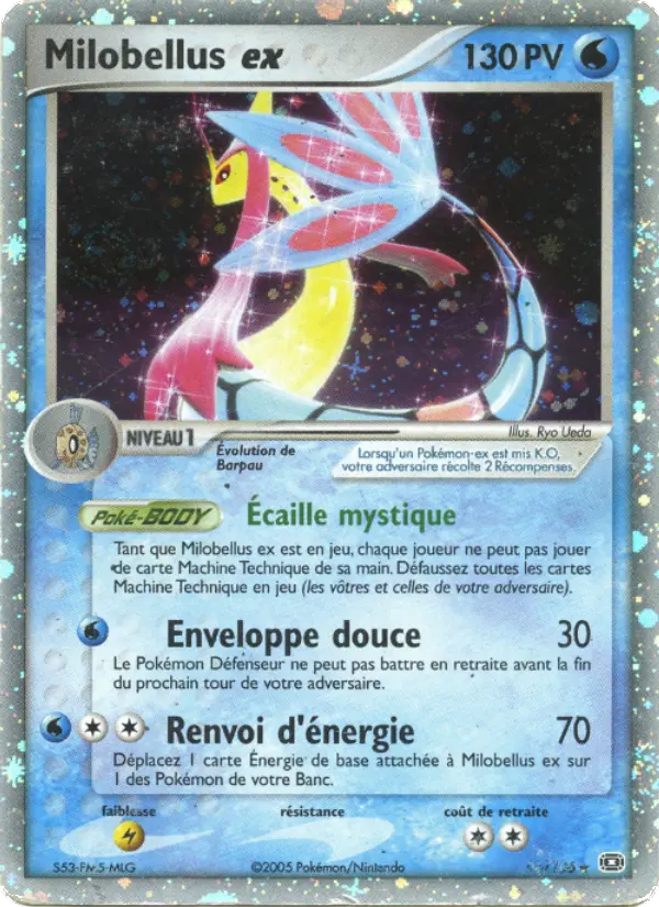 Milobellus ex — Carte Pokémon 96 EX Émeraude