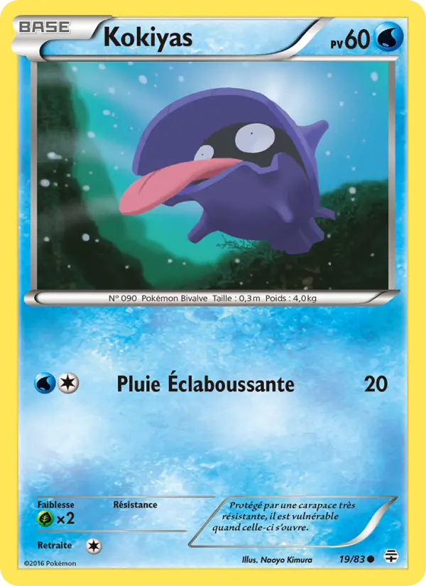 Kokiyas — Carte Pokémon 19 Générations
