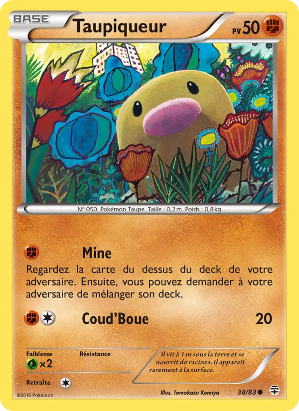 Taupiqueur — Carte Pokémon 38 Générations