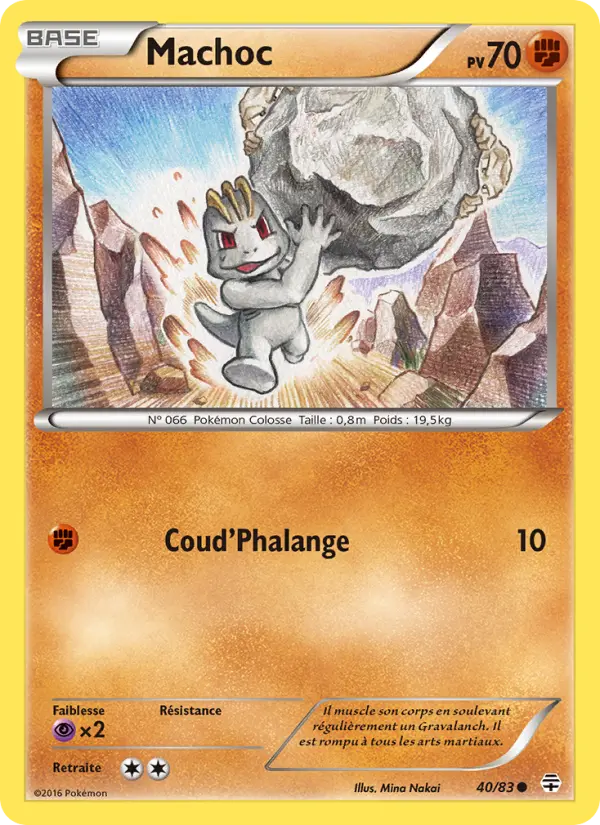 040/083 - Machoc — Carte Pokémon Générations 40/83