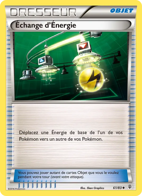 061/083 - Échange d'Énergie — Carte Pokémon Générations 61/83