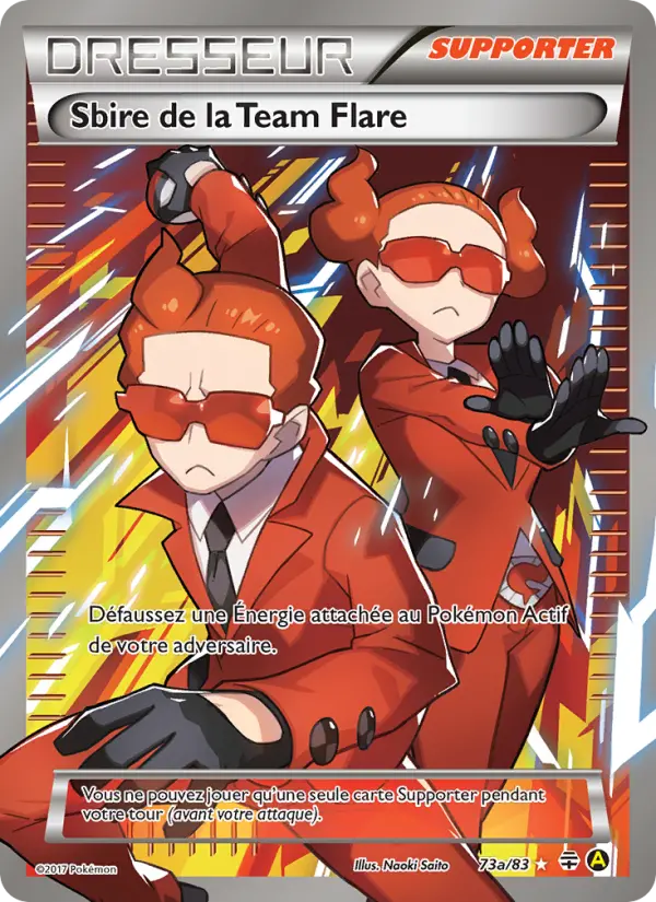 073/083 - Sbire de la Team Flare — Carte Pokémon Générations 73/83
