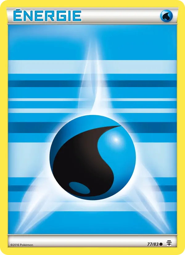 077/083 - Énergie Water de base — Carte Pokémon Générations 77/83
