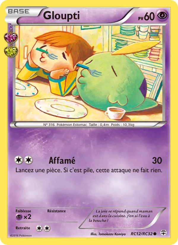 Gloupti — Carte Pokémon RC12 Générations