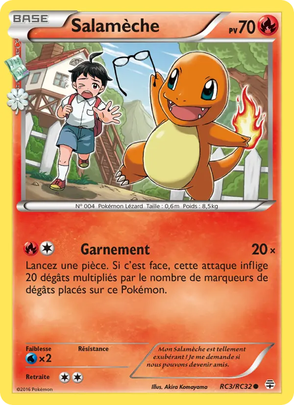 RC3/083 - Salamèche — Carte Pokémon Générations RC3/83