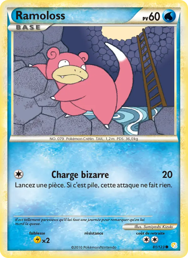 Ramoloss — Carte Pokémon 81 HeartGold SoulSilver