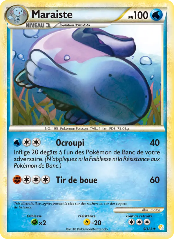 Maraiste — Carte Pokémon 9 HeartGold SoulSilver