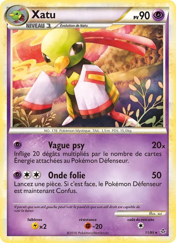 Xatu — Carte Pokémon 11 Déchaînement