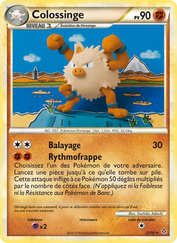 Colossinge — Carte Pokémon 22 Déchaînement