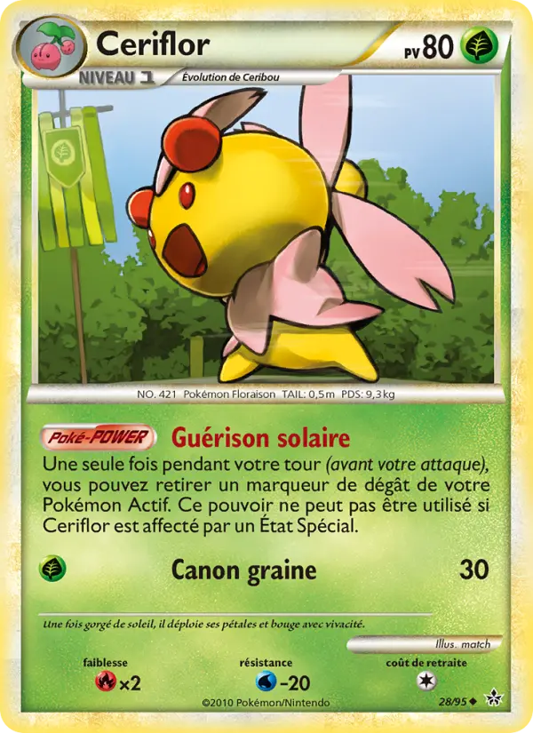 Ceriflor — Carte Pokémon 28 Déchaînement