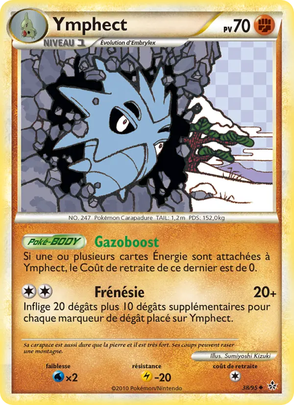 038/095 - Ymphect — Carte Pokémon Déchaînement 38/95