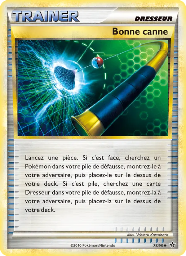 076/095 - Bonne canne — Carte Pokémon Déchaînement 76/95