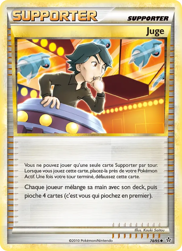 078/095 - Juge — Carte Pokémon Déchaînement 78/95