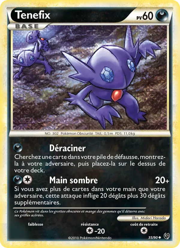 Tenefix — Carte Pokémon 35 Indomptable