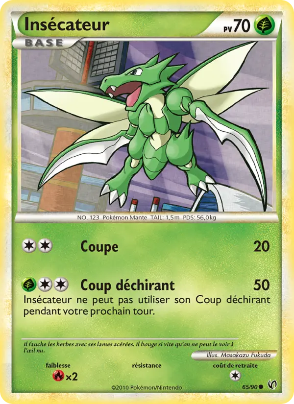 065/090 - Insecateur — Carte Pokémon Indomptable 65/90