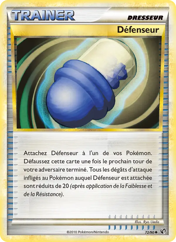 072/090 - Défenseur — Carte Pokémon Indomptable 72/90