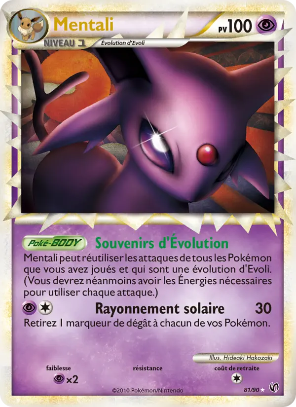 081/090 - Mentali — Carte Pokémon Indomptable 81/90