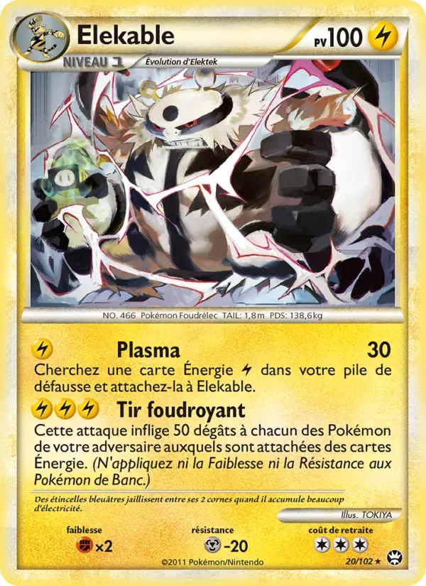 Elekable — Carte Pokémon 20 Triomphant