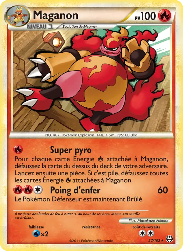 Maganon — Carte Pokémon 27 Triomphant
