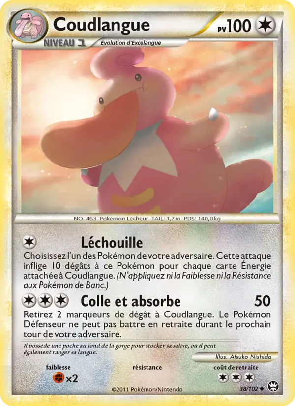 Coudlangue — Carte Pokémon 38 Triomphant