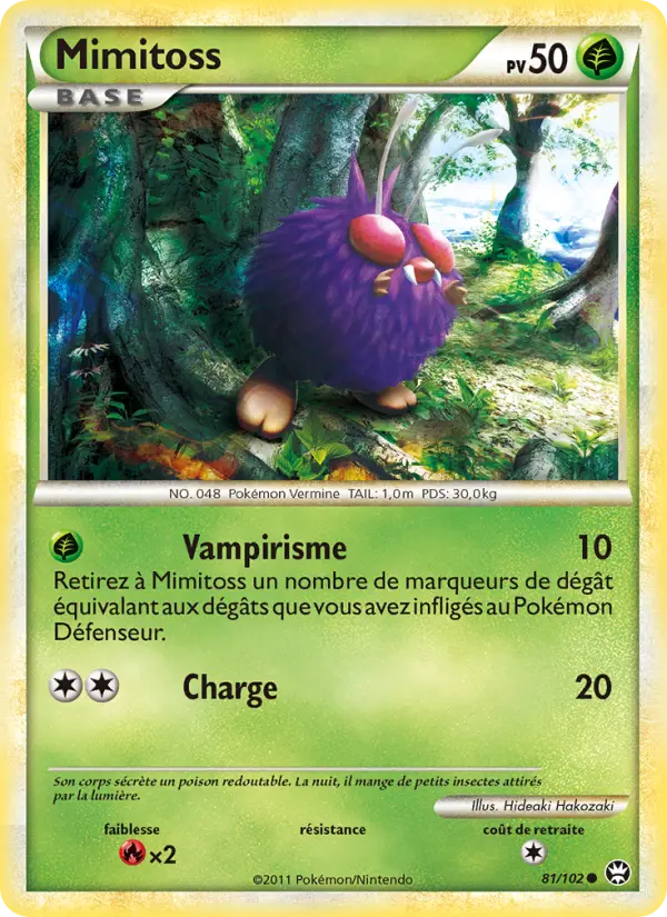 Mimitoss — Carte Pokémon 81 Triomphant