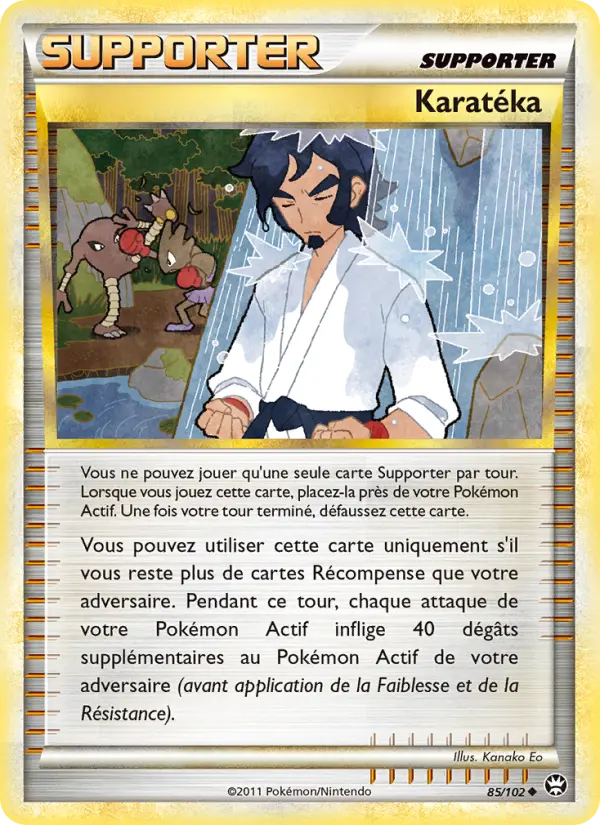 085/102 - Karatéka — Carte Pokémon Triomphant 85/102