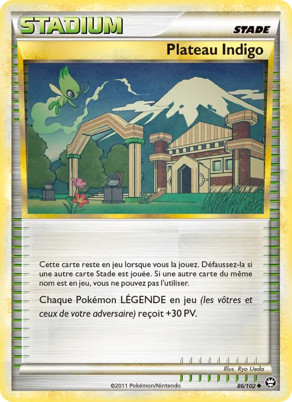 Plateau Indigo — Carte Pokémon 86 Triomphant