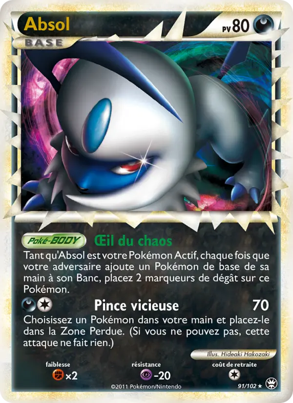 Absol — Carte Pokémon 91 Triomphant