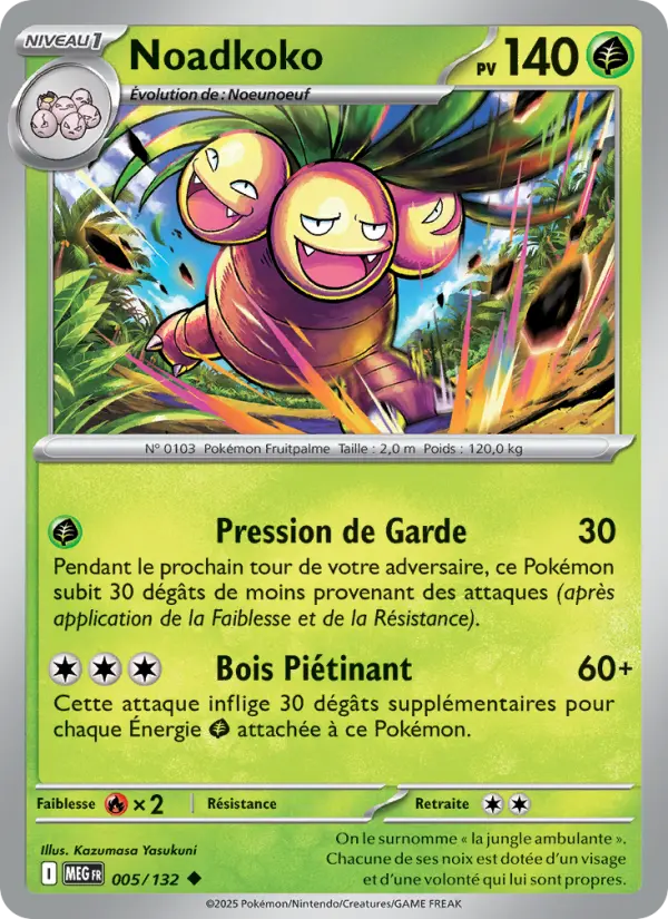 005/132 - Noadkoko — Carte Pokémon Méga-Évolution 005/132