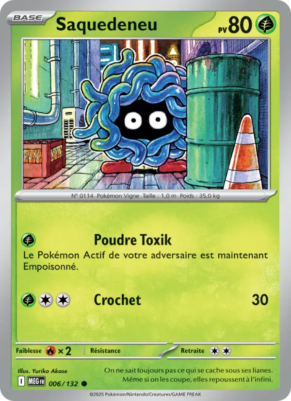 006/132 - Saquedeneu — Carte Pokémon Méga-Évolution 006/132