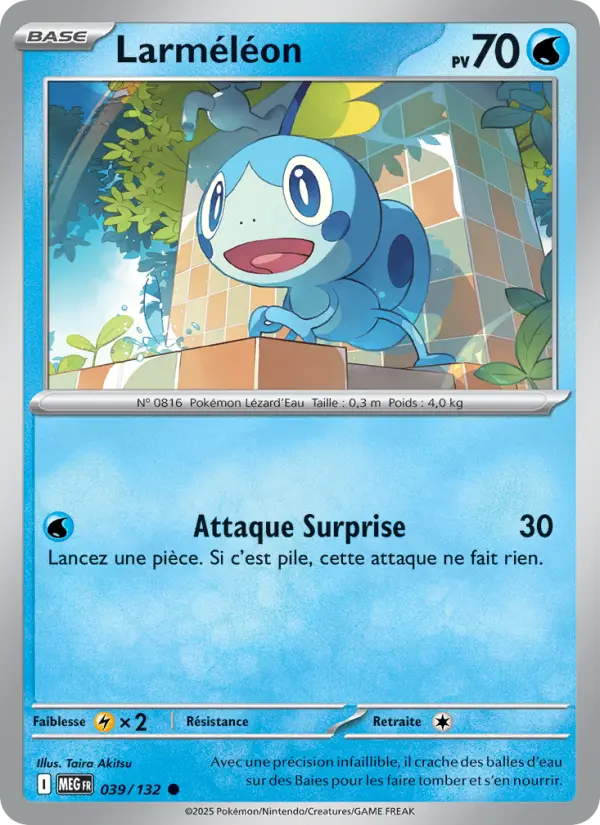 039/132 - Larméléon — Carte Pokémon Méga-Évolution 039/132