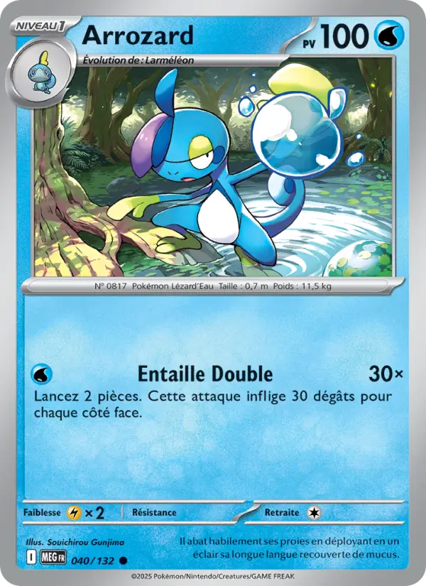 040/132 - Arrozard — Carte Pokémon Méga-Évolution 040/132
