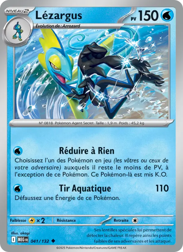 Lézargus — Carte Pokémon 041 Méga-Évolution