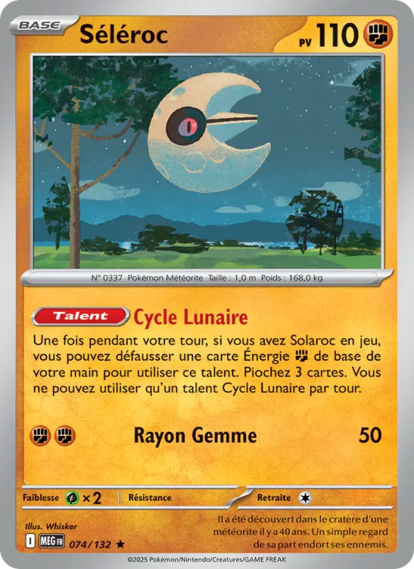 074/132 - Séléroc — Carte Pokémon Méga-Évolution 074/132