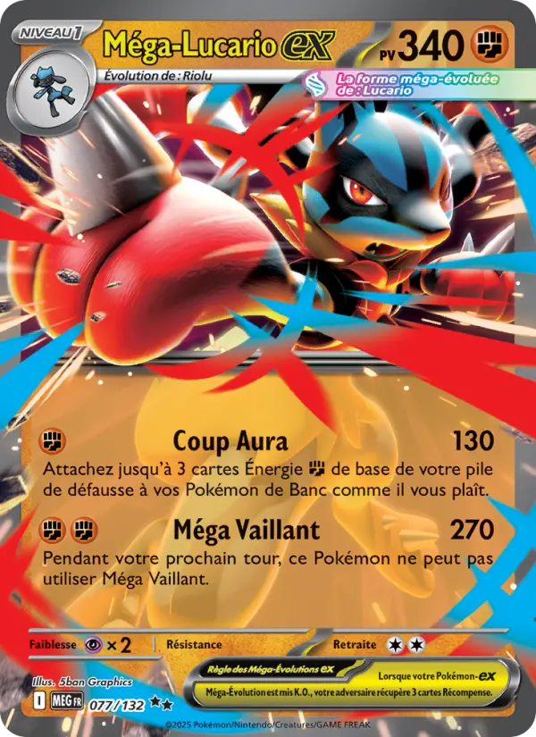 077/132 - Méga-Lucario EX