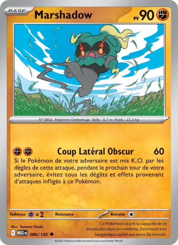 080/132 - Marshadow — Carte Pokémon Méga-Évolution 080/132