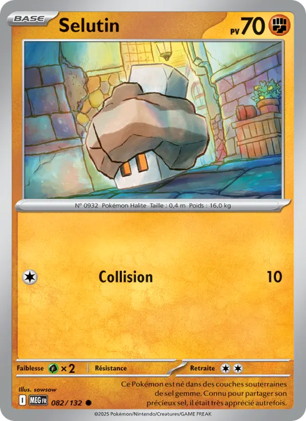 Selutin — Carte Pokémon 082 Méga-Évolution