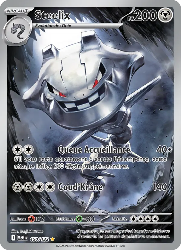 Steelix — Carte Pokémon 150 Méga-Évolution