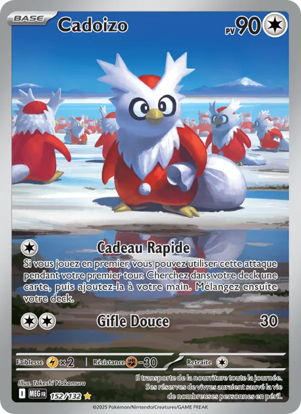 152/132 - Cadoizo — Carte Pokémon Méga-Évolution 152/132
