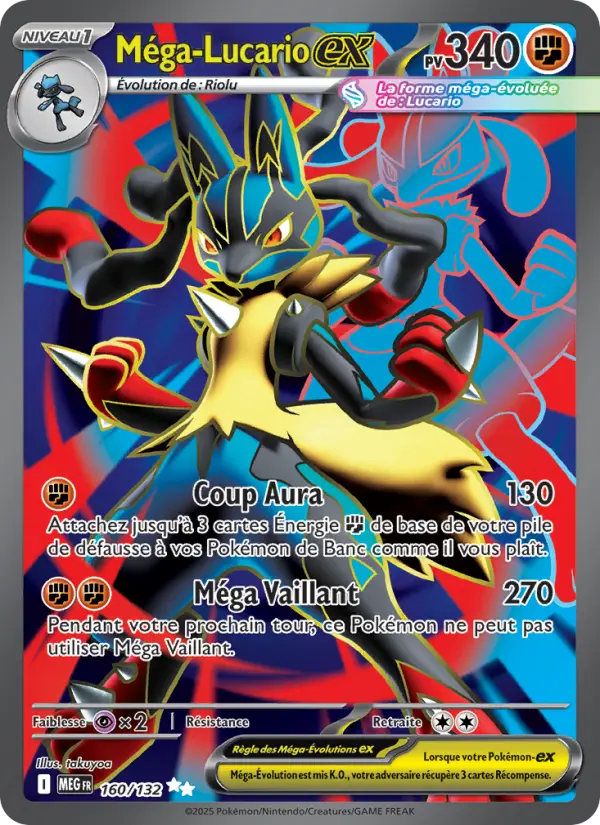 160/132 - Méga-Lucario EX