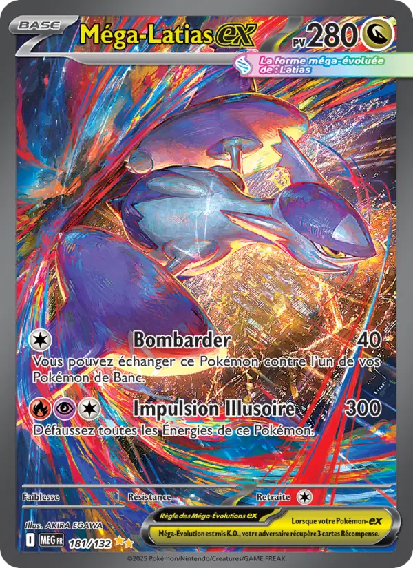 181/132 - Méga-Latias EX — Carte Pokémon Méga-Évolution 181/132