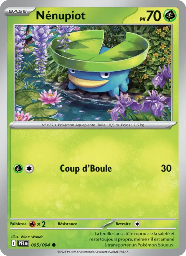 005/094 - Nénupiot — Carte Pokémon Flammes Fantasmagoriques 005/94