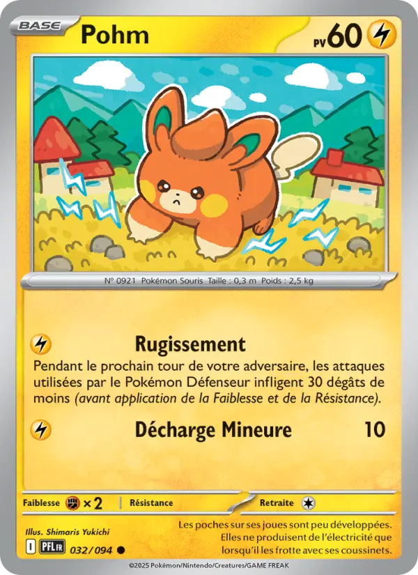 032/094 - Pohm — Carte Pokémon Flammes Fantasmagoriques 032/94