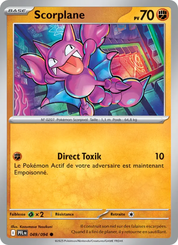 049/094 - Scorplane — Carte Pokémon Flammes Fantasmagoriques 049/94