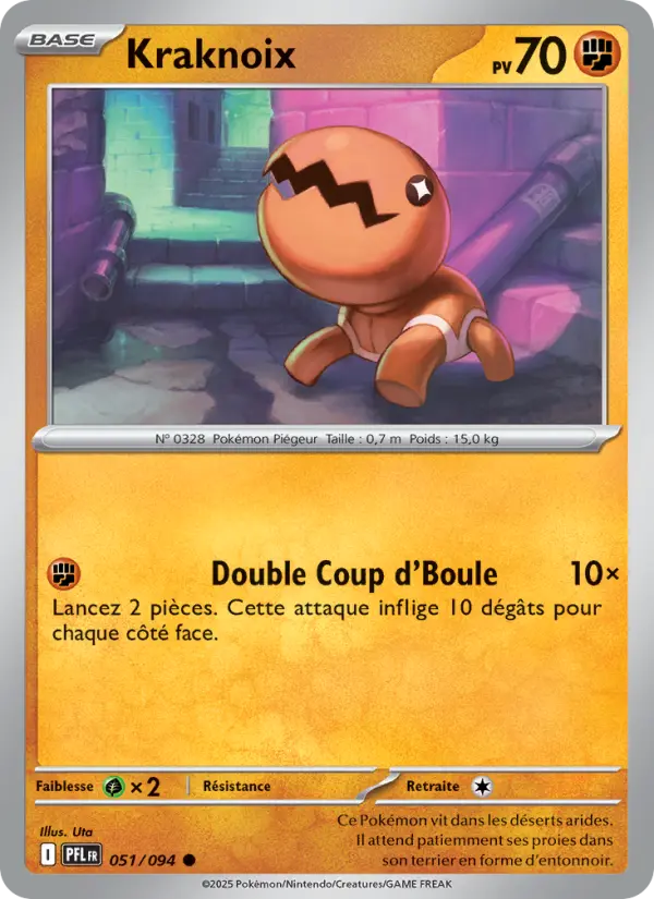 051/094 - Kraknoix — Carte Pokémon Flammes Fantasmagoriques 051/94