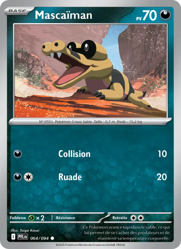 064/094 - Mascaïman — Carte Pokémon Flammes Fantasmagoriques 064/94