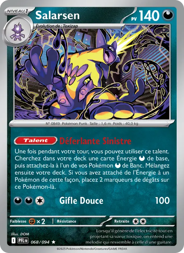 068/094 - Salarsen — Carte Pokémon Flammes Fantasmagoriques 068/94